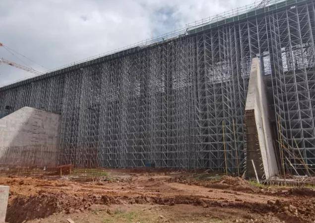 盤(pán)扣式腳手架一個(gè)工人一天能搭多少米?(圖1)